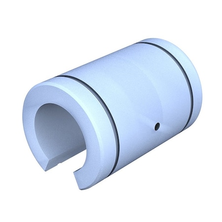 Linear Plain Bearing Without Seals, Open, 12mm I.D.